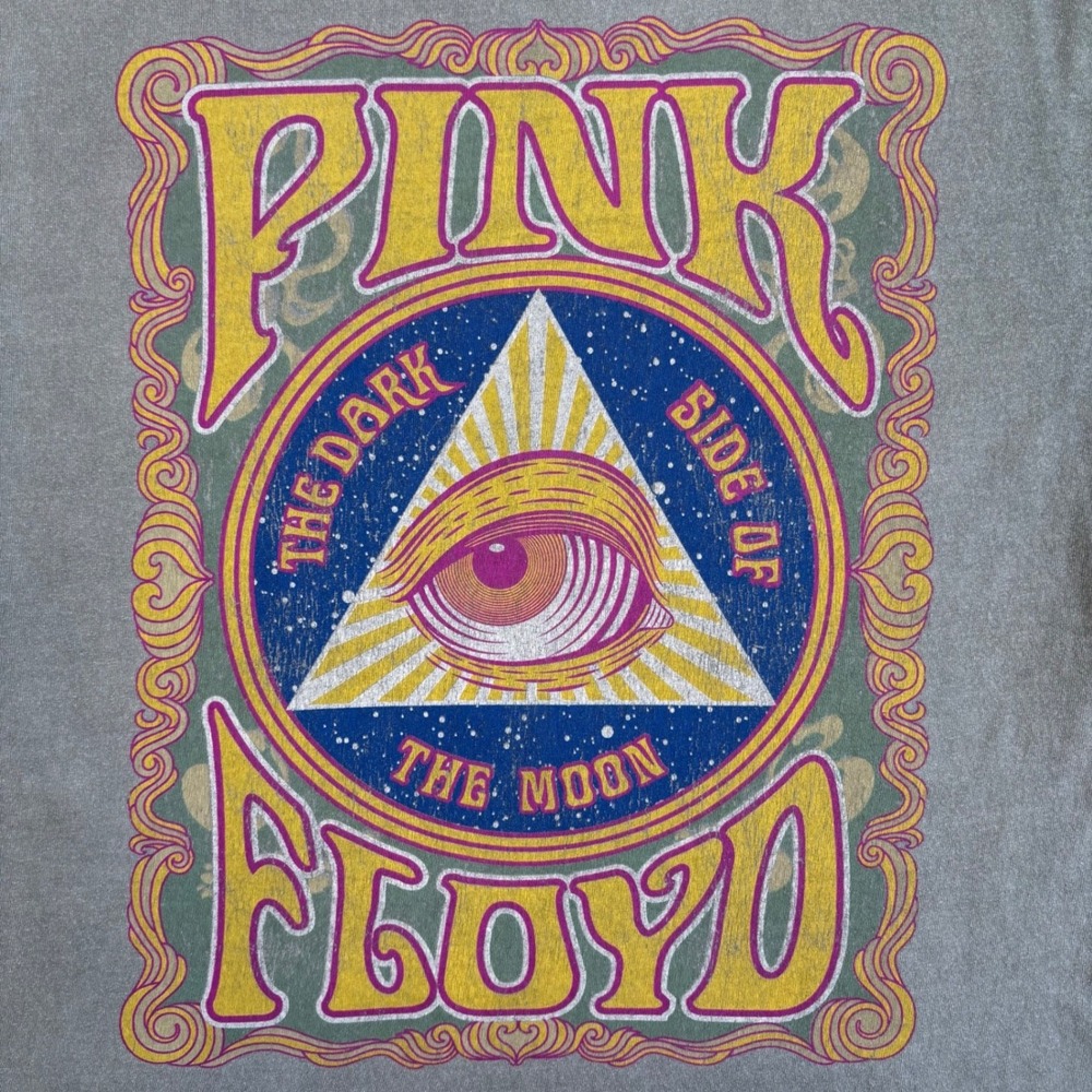 Pink Floyd The Dark Side of the Moon T Shirt, Size M Green Cotton Graphic Tee - Picture 10 of 16